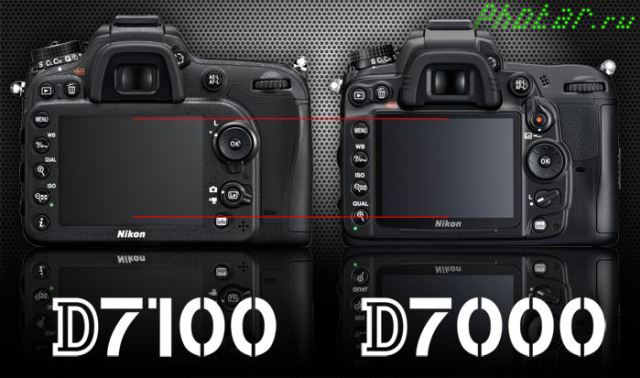 d7100 vs d7000