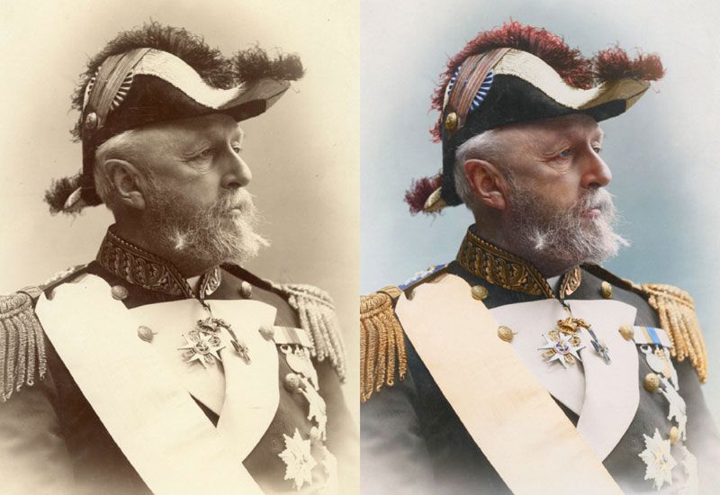 Оскар II, король Швеции и Норвегии, 1880