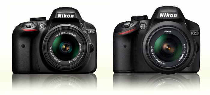 сравнение Nikon D3300 vs 3200