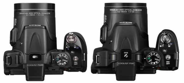 Nikon-Coolpix-P600-vs-P520-top