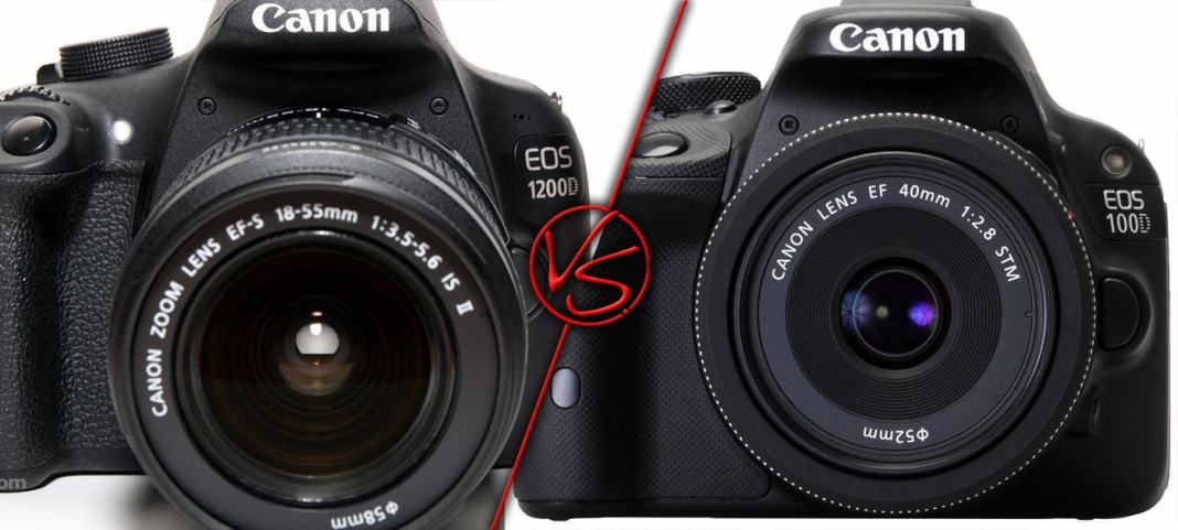 Canon 1200D vs Canon 100D