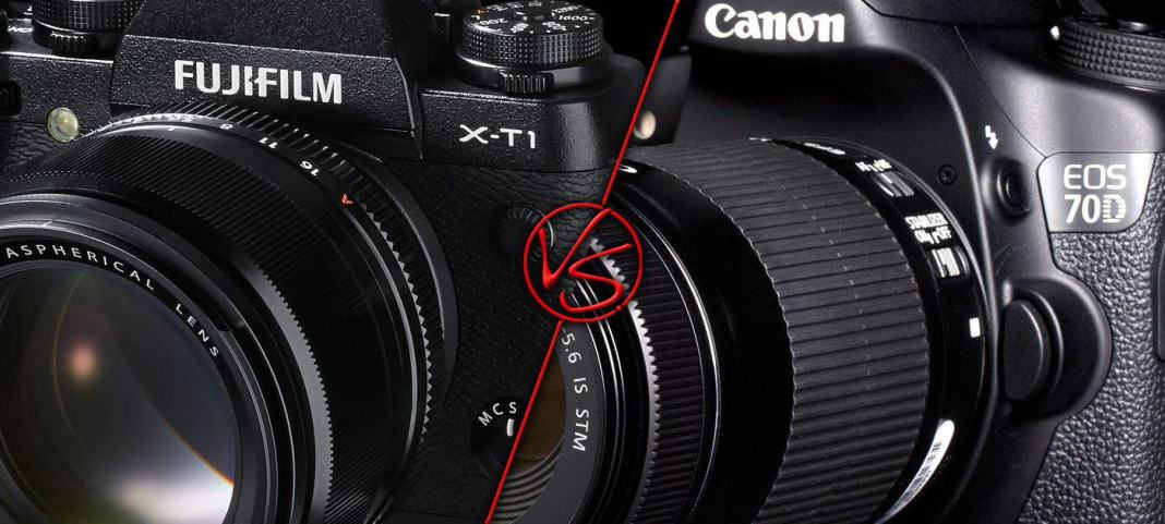 Fujifilm X-T1 vs Canon 70D