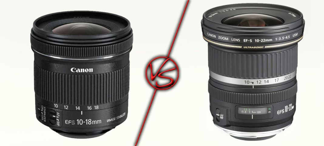 Canon EF-S 10-18мм против Canon EF-S 10-22мм
