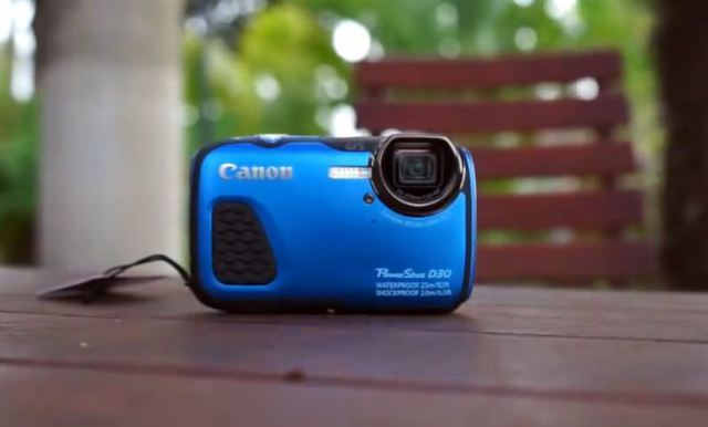 Водонепроницаемая камера Canon PowerShot D30
