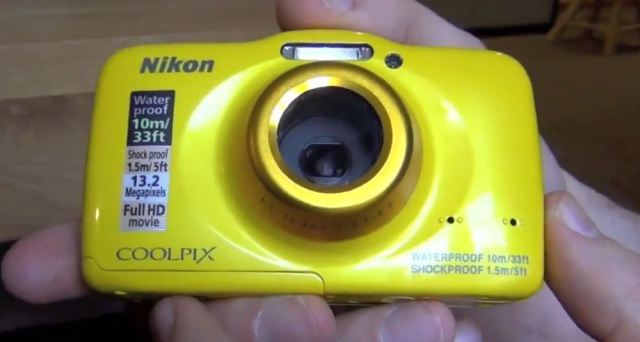 водонепроницаемый фотоаппарат Nikon Coolpix S32