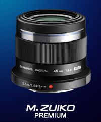 M.ZUIKO Digital 45mm f1.8 объектив для фотоаппарата Olympus OM-D E-M10