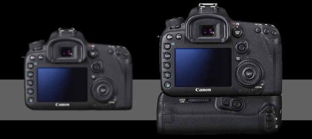 Canon EOS 7D mark ii back