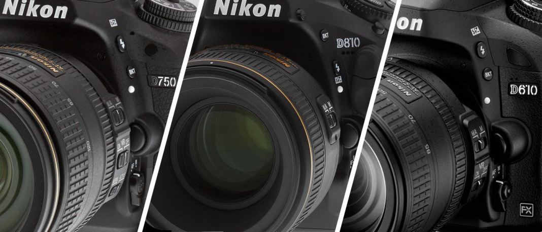 Nikon D750 vs Nikon D810 vs Nikon D610