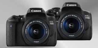Компания Canon наконец-то объявила о зеркальных камерах Canon EOS 750D и 760D