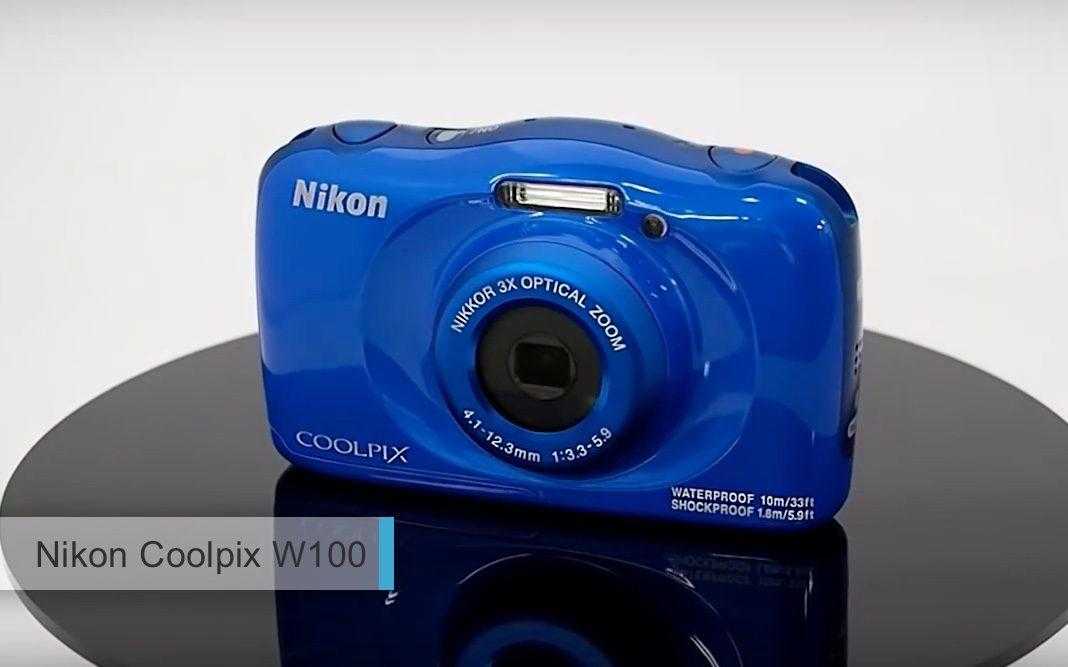 Лучшие водонепроницаемые фотоаппараты 2017-2018. второе место: Nikon Coolpix W100