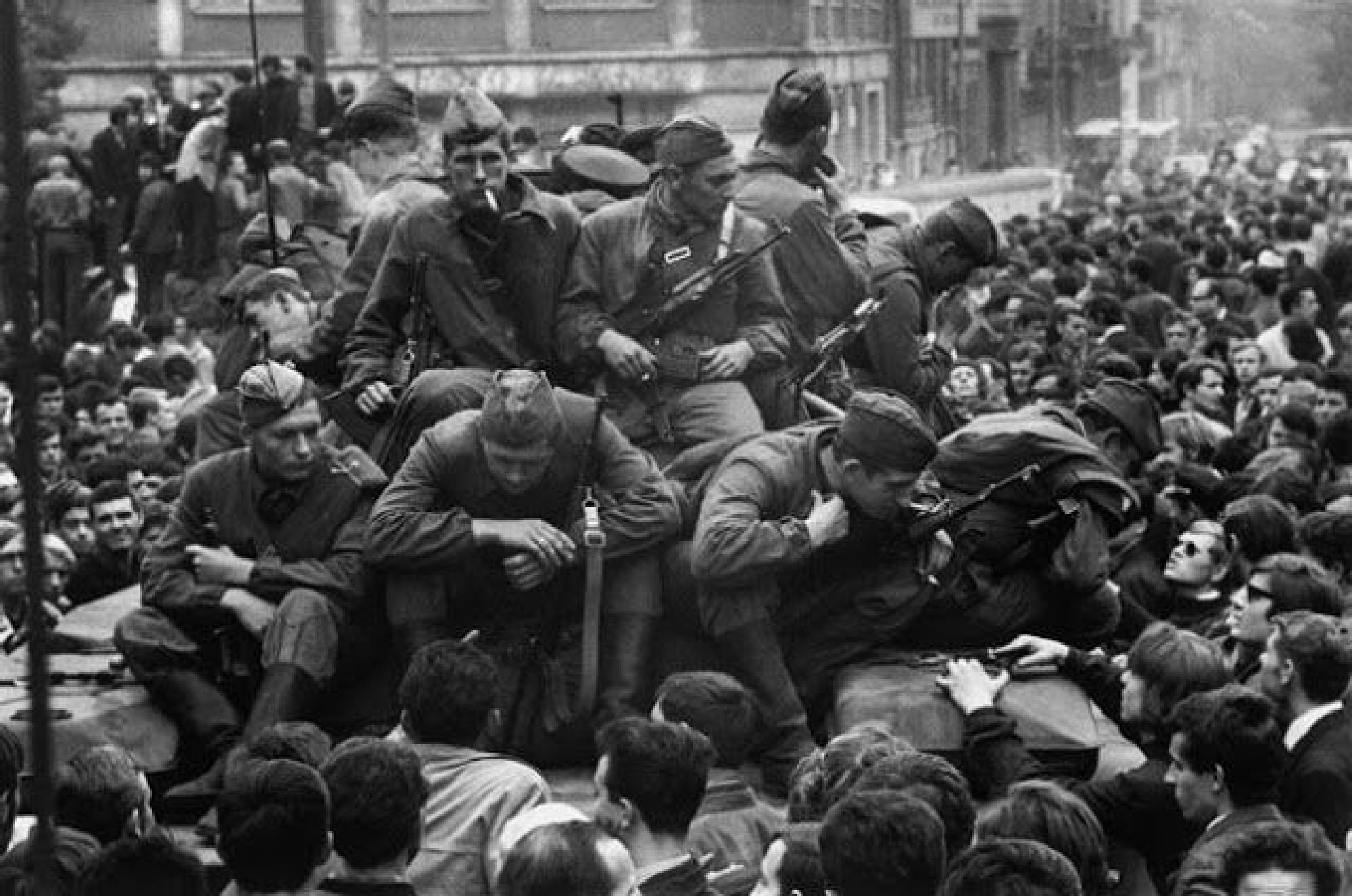 Протесты в чехословакии